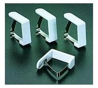 Metaltex - sorepro pince nappe(4)inox+plast.*254505 Blanc G