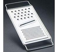 Râpe ménagère plate - inox - 3 usages