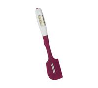 Metaltex Spatule & Thermomètre à sonde 2 en 1 298064317 – Silicone blanc, numérique, 2 unités
