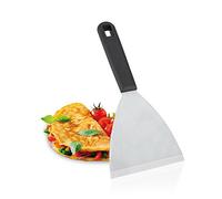 METALTEX Spatule Rectangulaire Large pour Plancha, Spatule Barbecue