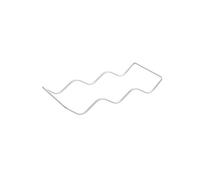 Metaltex Porte-bouteilles empilable 6 pièces Blanc 14x31x3 cm