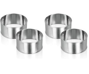 Metaltex Store 2 Cercles à Patisserie INOX 8,5cm (Lot de 2)