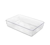 Metaltex Système de rangement de tiroirs, organiseur transparent moyen, large