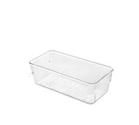 Metaltex Système de rangement de tiroirs, organiseur transparent, petit, étroit