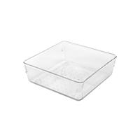 Metaltex Système de rangement de tiroirs, organiseur transparent, petit, large