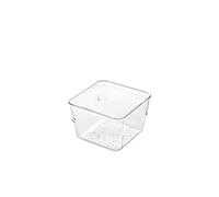 Metaltex Système de rangement de tiroirs, organiseur transparent XS, étroit