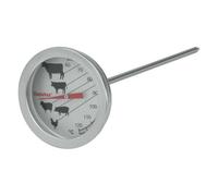 METALTEX Thermomètre à rôtis / à grillades Inox