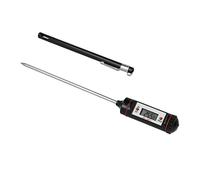 Metaltex Thermomètre de cuisson à sonde électronique avec protection Noir/Inox