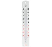 Thermomètre en plastique - 40 cm - blanc