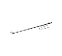 Metaltex - Tringle 58 cm + 6 Crochets - LONARDO
