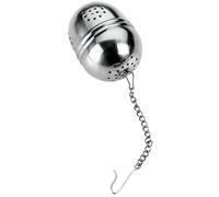 Metaltex Œuf à thé 5cm avec chaîne en acier inoxydable de haute qualité Argent