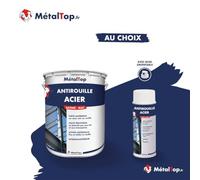 Metaltop Antirouille Acier - Gris fenêtre - RAL 7040 - Bombe 400 ml Sous-couche de protection contre la corrosion pour fer et métal brut