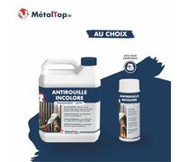 Metaltop - Antirouille Incolore - IIncolore - RAL Incolore - Bombe 400mL
