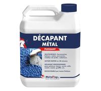 Metaltop Decapant Metal - 1 L Spécial surfaces métalliques et supports complexes.