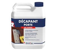 Metaltop - Decapant Porte - 5 L - Formule gel pour décaper vernis et peinture pour une belle rénovation