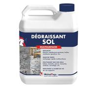 Métaltop - Degraissant Sol - 60 L - Nettoyant choc pour garage, sol béton et atelier