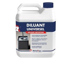 Metaltop - Diluant Universel - 20 L - Solvant universel compatible avec peinture et vernis mono ou 2 composants