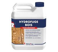 Métaltop - Hydrofuge Bois - 20 L - Protection imperméable pour bois intérieur et extérieur, terrasse, bardage ou mobilier