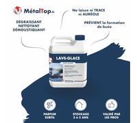 Metaltop - Lave Glace Hiver Eté Antigel - - Pot 20 L
