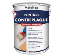 Metaltop - Peinture Contreplaque - Vert de sécurité - RAL 6032 - Pot 1 L