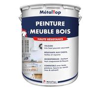 Metaltop - Peinture Meuble Bois - Brun beige - RAL 8024 - Pot 1 L