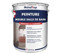 Metaltop - Peinture Meuble Salle De Bain - Brun beige - RAL 8024 - Pot 15 L