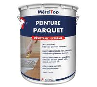 Metaltop - Peinture Parquet - Beige brun - RAL 1011-1 L - Convient parfaitement aux parquets et planchers en bois, qu'ils soient neufs ou usés
