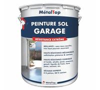 Metaltop - Peinture Sol Garage - Gris fenêtre - RAL 7040-1 L - Résistance aux taches, huiles et passages répétés