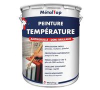 Metaltop - Peinture Temperature - Gris beige - RAL 7006 - Pot 1 L
