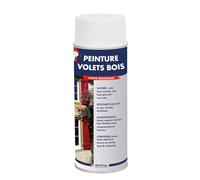 Metaltop - Peinture Volets Bois - Vert feuillage - RAL 6002 - Bombe 400 ml - Microporeuse, anti-UV, anti-humidité, haute protection 15 ans