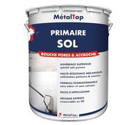 Metaltop - Primaire Sol - 1 L - Facilite l'accroche des peintures et vernis sur béton et ciment