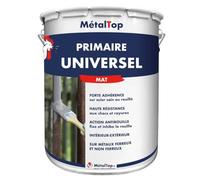 Metaltop Primaire Universel - Gris fenêtre - RAL 7040-1 L Sous-couche antirouille pour métal recouvrable par peinture mono ou 2 composants