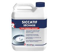 Metaltop - Siccatif Sechage - 1 L - Accélérateur de séchage pour peinture, vernis, lasure, huile ou cire