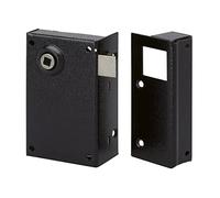 Metalux 539 - Serrure en applique sans condamnation Porte de jardin Portail Porte extérieur ou intérieur LxH 70x110mm Carré de 7mm