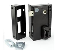 METALUX ND10 9872 Fouillot Droite - Serrure de porte Universelle Entraxe Modulable 60 ou 70 mm Coffre 75x130 mm