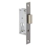 METALUX Série 14/39 - Serrure à encastrer 1 point pêne dormant seul sans Gâche Têtière Inox coffre 39.5mm x 95mm porte PVC ou porte metallique