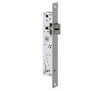 METALUX Série 9 - Serrure à encastrer Bec de cane seul Réversible Coffre hauteur 180mm Porte extérieur Grille Portail Porte métallique (Coffre profondeur 46 mm)