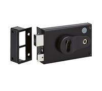 Metalux SSA45702 Serrure en Applique Horizontale-Réglable 52/60 mm-Fouillot Gauche-Cylindre euro-ND10 9772