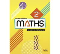 Métamaths Mathématiques 2de Manuel élève 2019 - Jacqueline Penninckx - Belin Éducation - broché - Scolaire / Universitaire