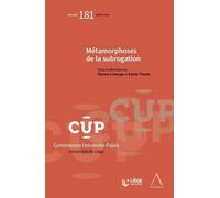 Metamorphoses de la subrogation - Collectif - Anthemis - broché - Etude