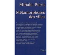 Metamorphoses des villes - Mihàlis PIERIS - Circe - broché - Poésie