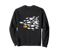 Métaphore de Motivation avec du Poisson sur la Poursuite de Sweatshirt