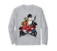 Métaphore : ReFantazio Key Art Trio (logo noir) ATLUS Manche Longue