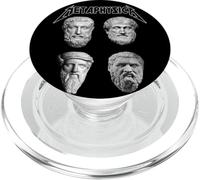 Metaphysica Socrate Platon Aristote Philosophes Thinker PopSockets PopGrip pour MagSafe