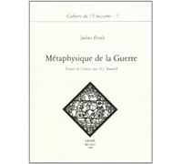 Métaphysique de la guerre