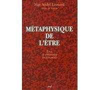 Métaphysique de l'être
