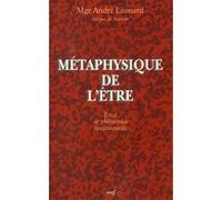 Métaphysique de l'être André Léonard (Auteur)
