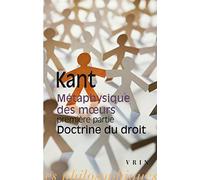 Méthaphysique Des Moeurs - Tome 1, Doctrine Du Droit