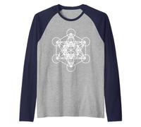 Métaphysique du Symbole du Cube Metatron Manche Raglan