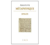 Métaphysique Epsilon - Aristote - Vrin - broché - Essai